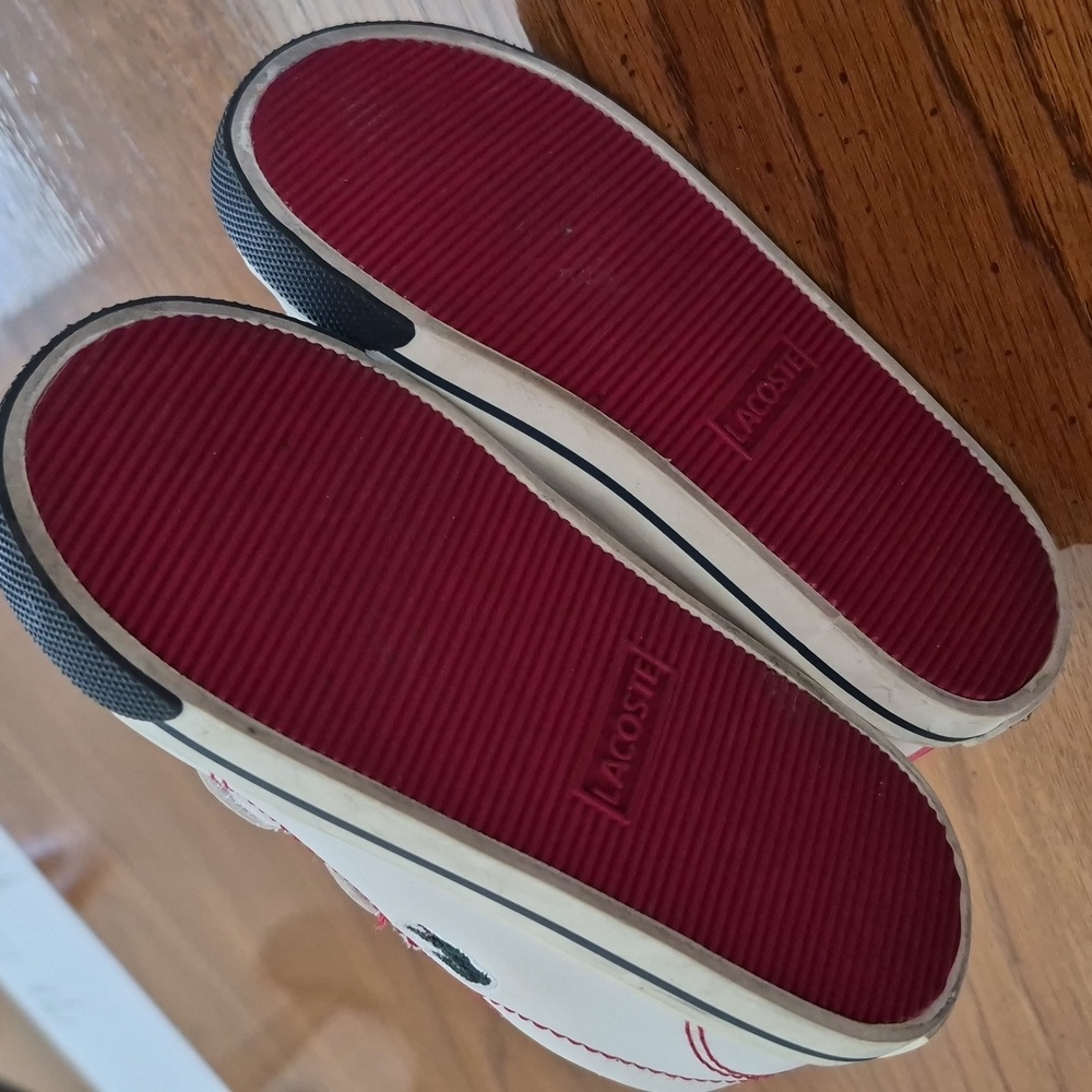 New • Lacoste Riberac Velcro Shoes - Picture 3 of 4